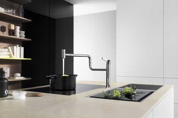 modern  island original faucet design contemporary kitchen