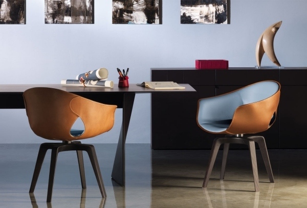 Dining Chairs In The Modern Room, Modern Leather Chairs Dining