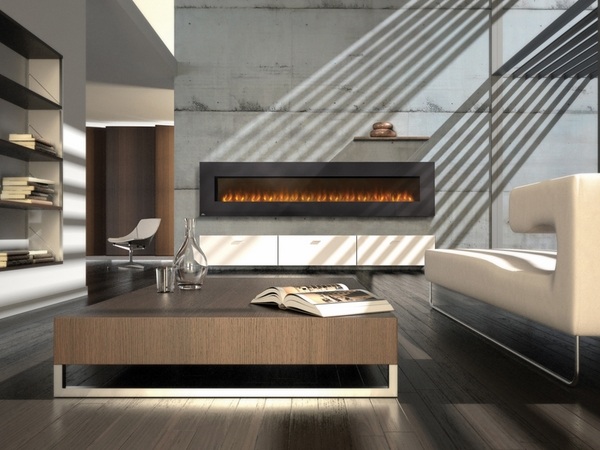 modern living room electric fireplace design ideas