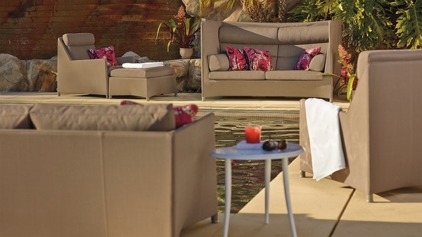 modern patio design outdoor lounge furniture swimming pool