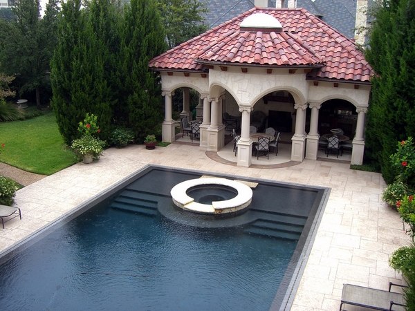 outdoor swimming pool deck flooring ideas stamped concrete