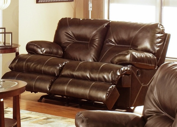 reclining loveseat leather living room furniture ideas