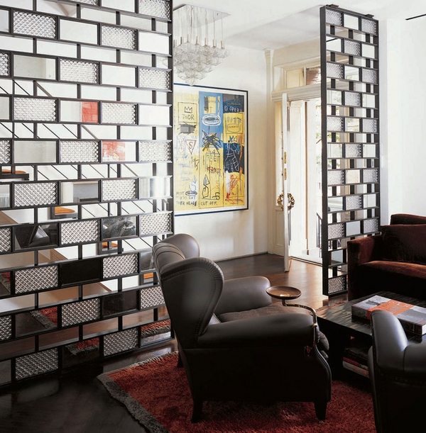 room divider ideas designs modern home interior glass metal