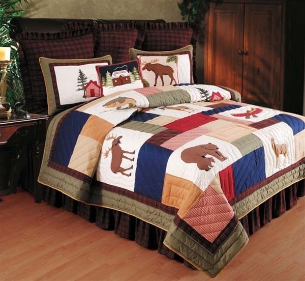 rustic bedding sets designs wildlife pattern quilt pattern