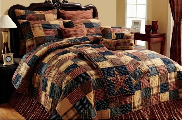  bedding sets ideas patch work natural colors