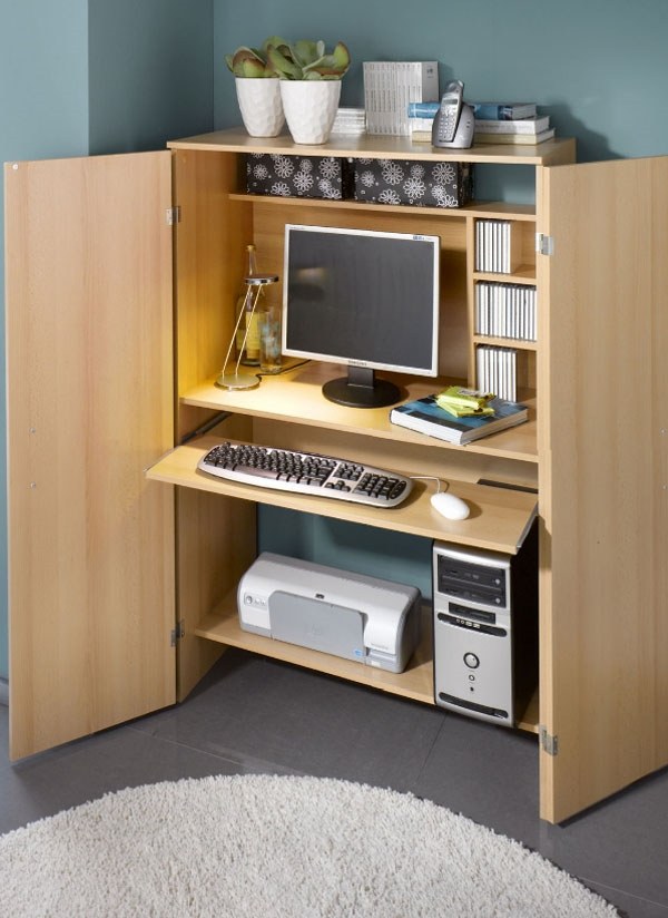 ideas space saving furniture computer desk