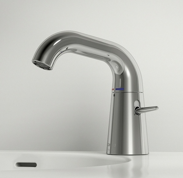 stainless steel faucet modern design stylish ideas white sink