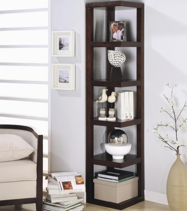 Corner shelf – 25 ideas how to use your living space 