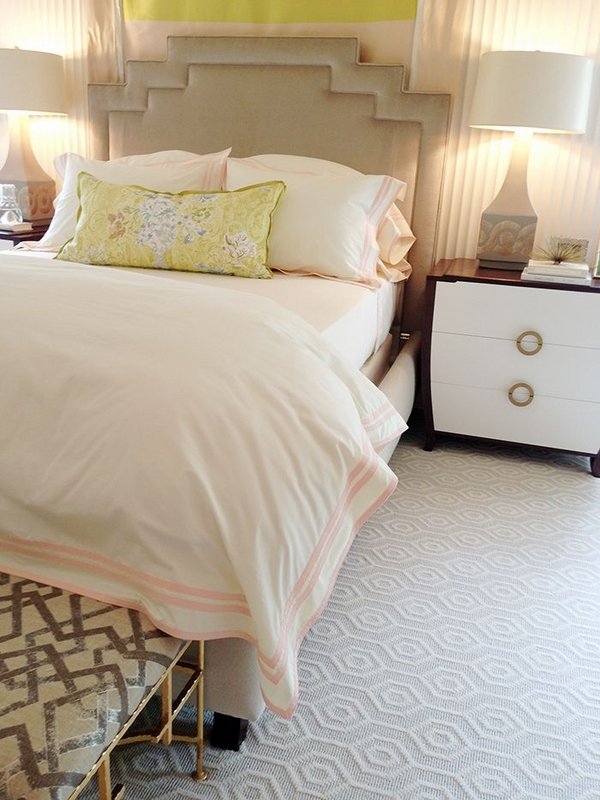 stylish bedroom carpet Stanton rug geometric pattern