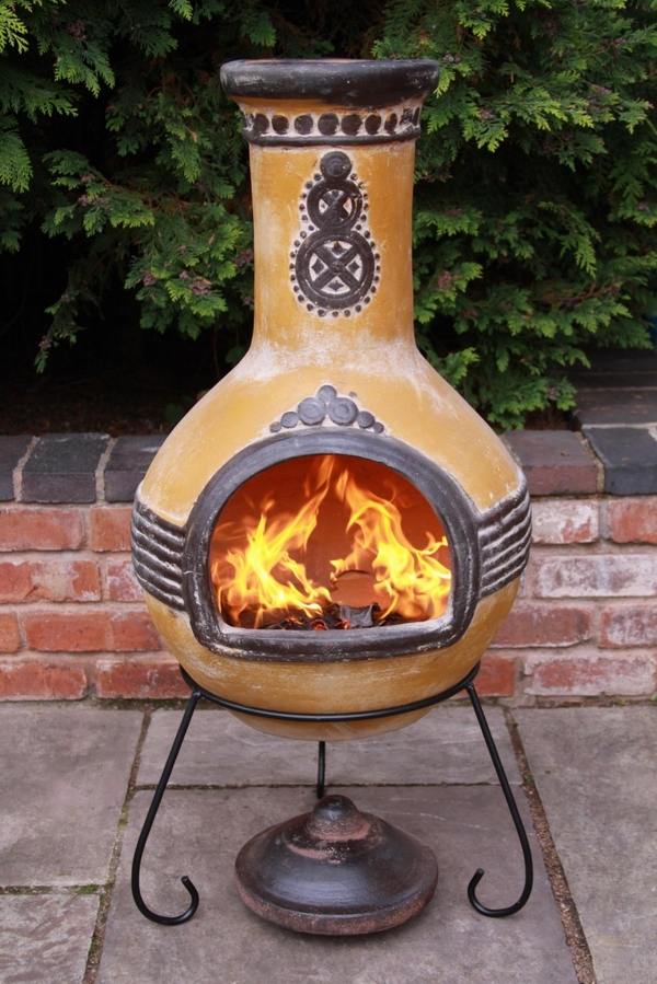 Chiminea Patio Fireplace Ideas To, Outdoor Mexican Fireplace