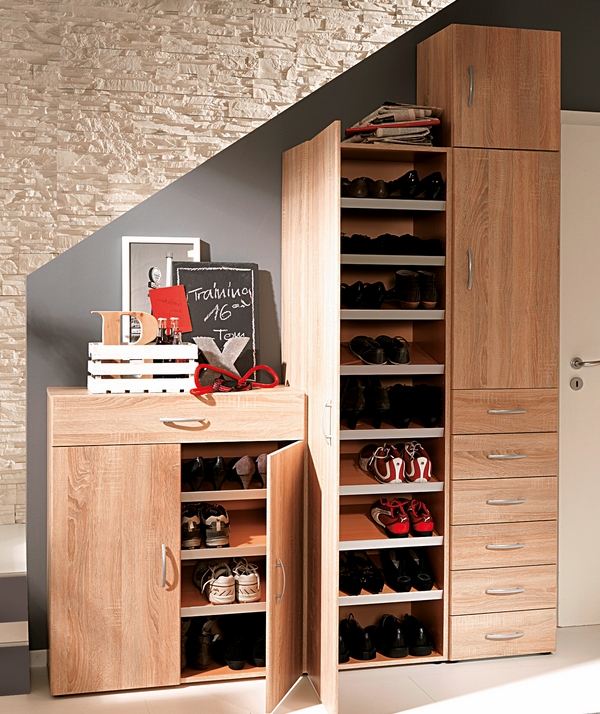 shoe cabinet shoe storage ideas space saving furniture ideas under stairs storage space