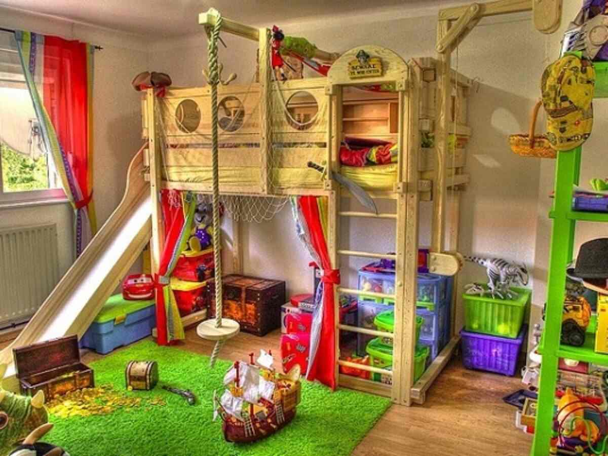 Loft Bed For The Modern Kids Room 25, Cool Boy Bunk Bed Ideas