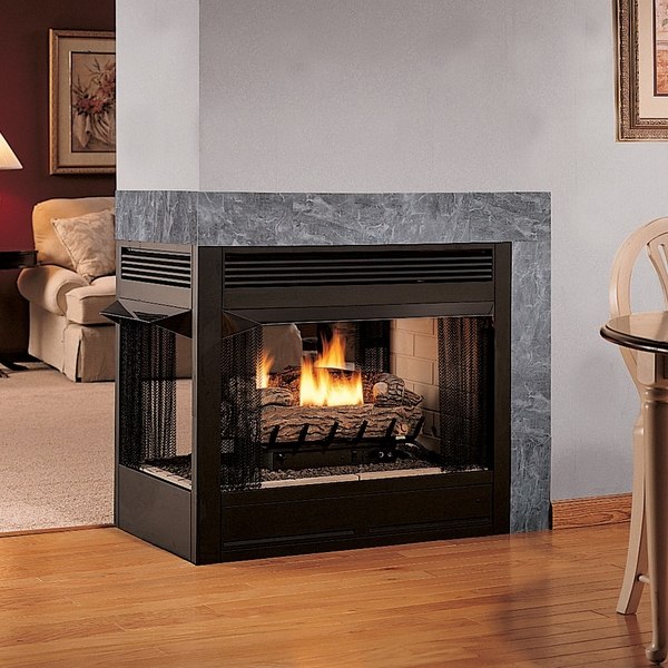 ventless-gas-fireplace-two-sides-fireplace-ideas