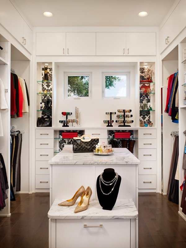 walk in closet design jewelry organizers ideas
