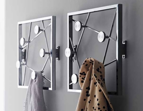 wall coat rack design ideas metal frames hooks