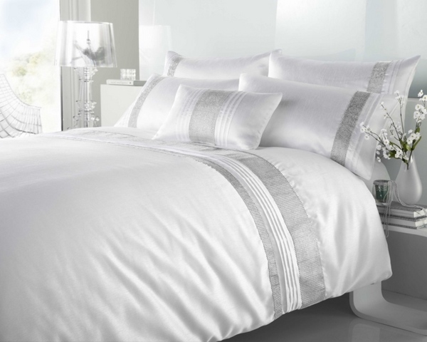 white modern luxury duvet cover contemporary white bedroom