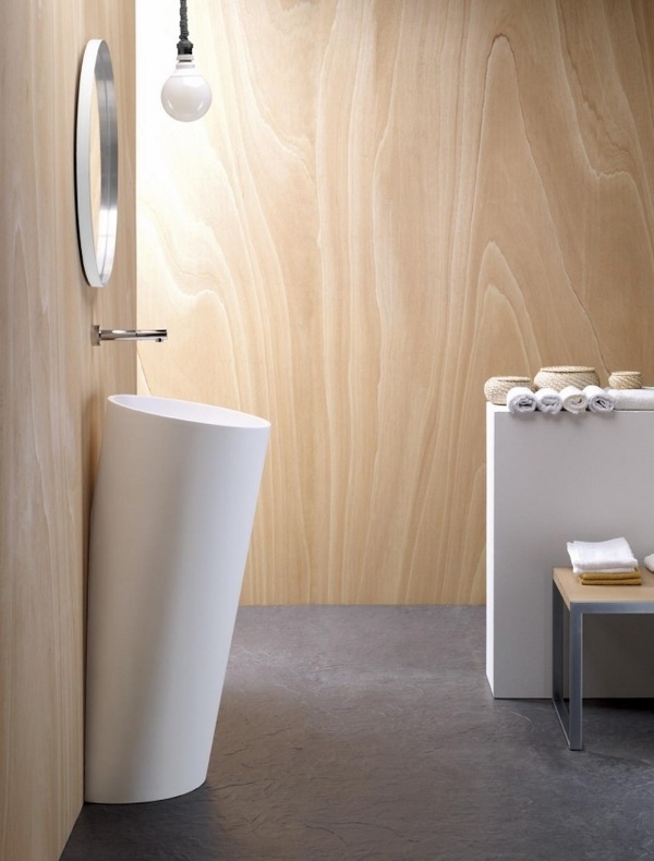 pedestal sink modern bathroom furniture design ideas