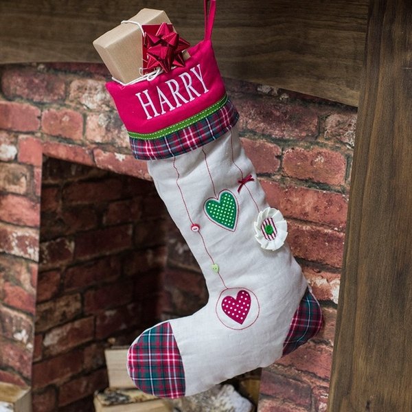DIY -personalised-christmas-stockings-hand made Christmas gifts