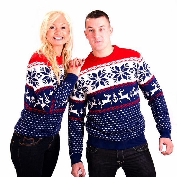 blue-white-red-christmas-jumpers-couples