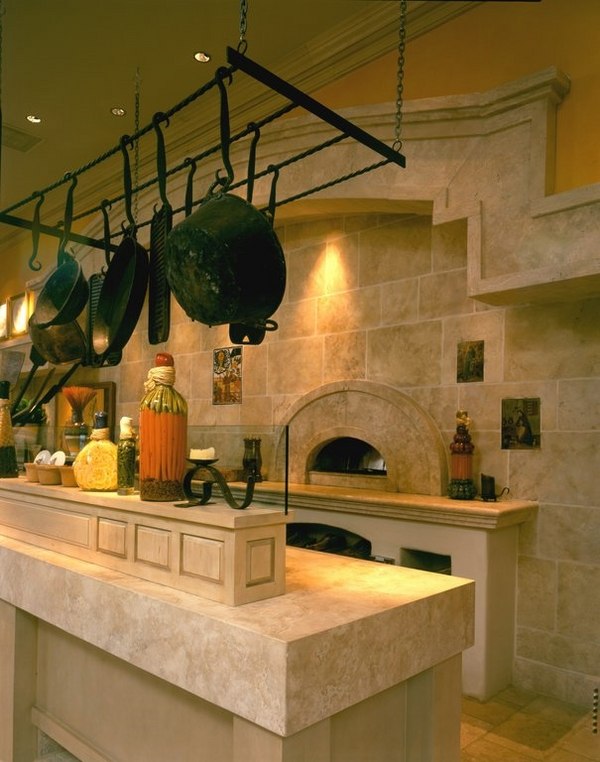 classic-kitchen-design-ideas-travertine-countertop