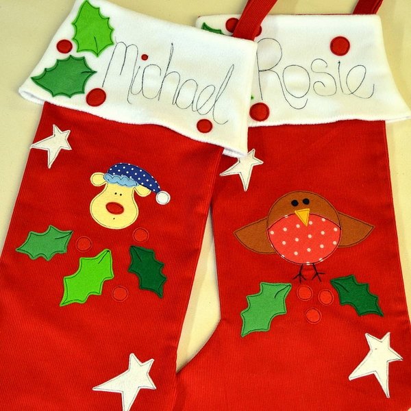 cute-personalised-christmas-stockings-children reindeer bird