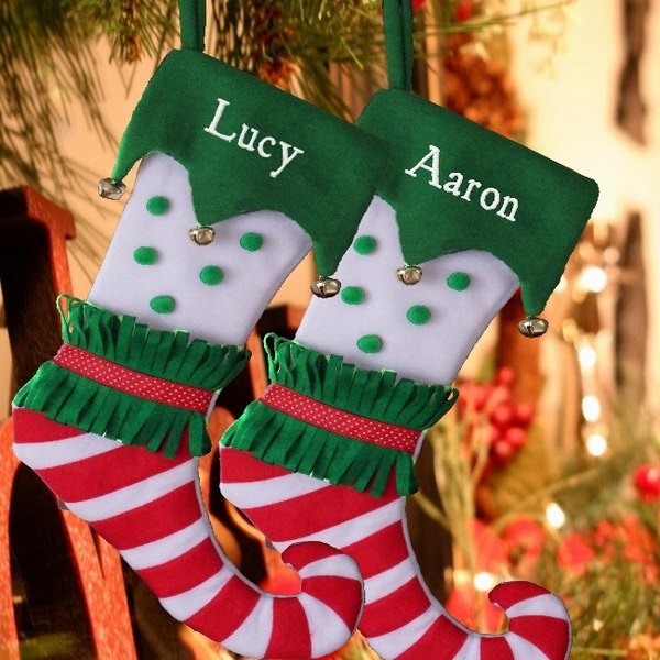 personalised-elf-stockings-Christmas-craft-ideas 