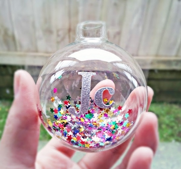 personalised-christmas-baubles-starry glass bauble