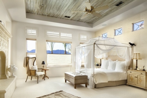 romantic bed modern bedroom design
