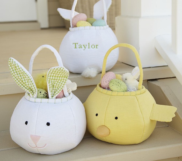  gifts ideas toy baskets bunny chicken