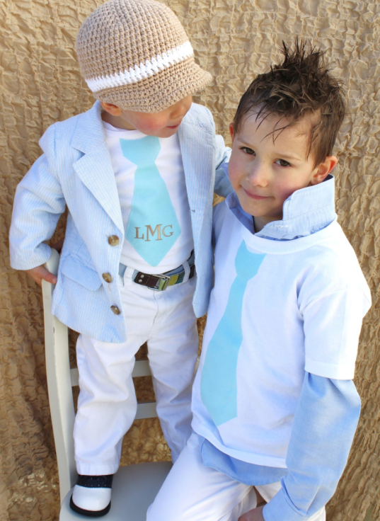 Easter outfits for boys ideas white trousers tshirts tie jacket
