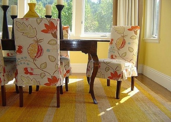 Dining Chair Covers Add Style And, Pattern For Dining Room Chair Slipcovers