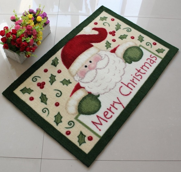 christmas doormat cotton christmas decorating ideas