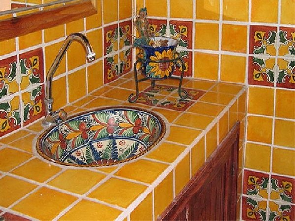 Mexican-decorative-tile-yellow-decorative-patterns