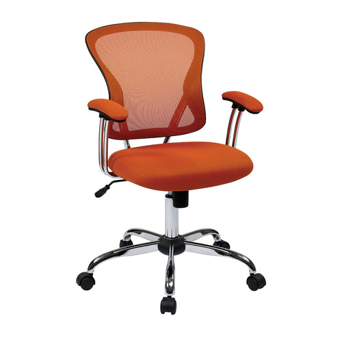modern office furniture orange color