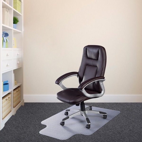 PVC desk chair floor mat home office ideas