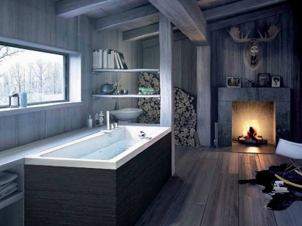 bathroom furniture spa bath whirlpool tub fireplace