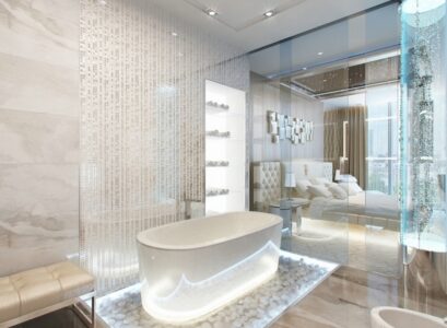 bathroom-trendss-2015-glass-wall-freestanding-bathtub-led-lighting