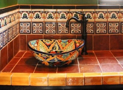 beautiful-bathroom-decor-mexican-tiles-colorful-vessel-sink