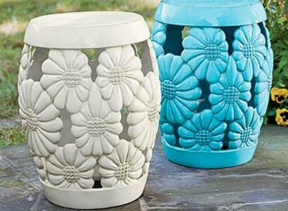 ceramic-stools-floral-patterns-outdoor-furniture-design