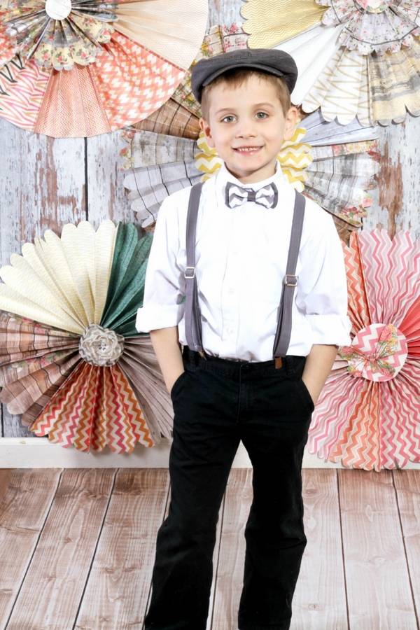 outfits for boys black trousers bow tie suspenders