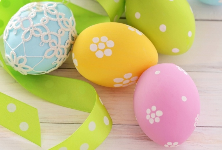 wallpapers colorful eggs pastel colors