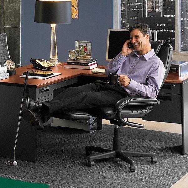 Reclining Office Chair A Necessity Or, Leather Reclining Office Chair