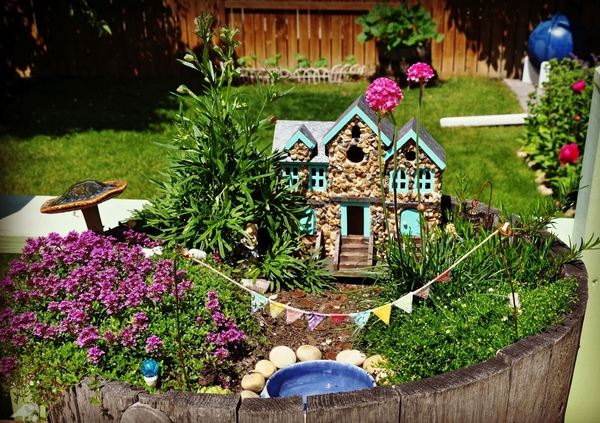 fairy ideas mini garden design miniature house pond