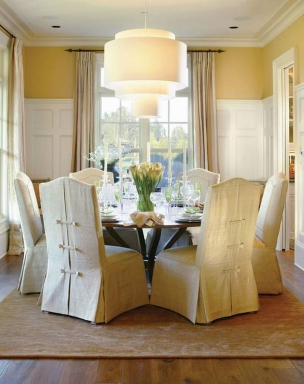 Dining Chair Covers Add Style And, Formal Dining Room Chair Covers