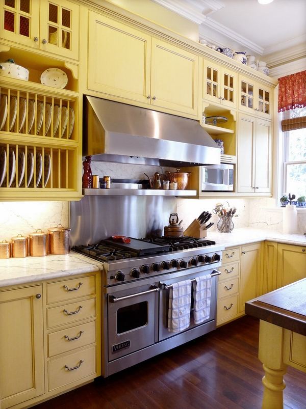 kitchen design ideas dish rack storage cabinets