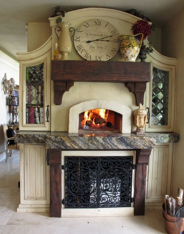 kitchen fireplace kitchen design ideas