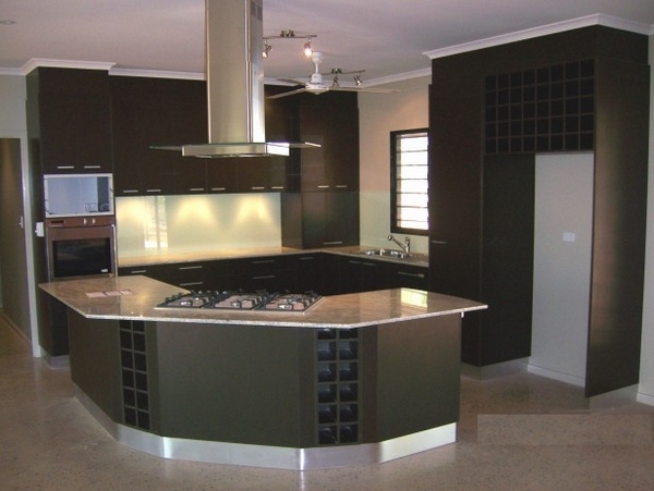 contemporary design black stainless steel