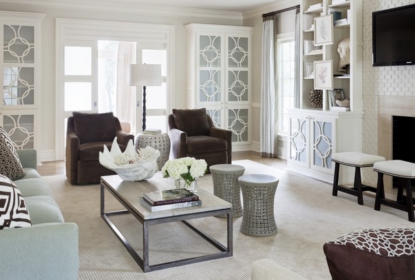 living room furniture elegant ceramic stools