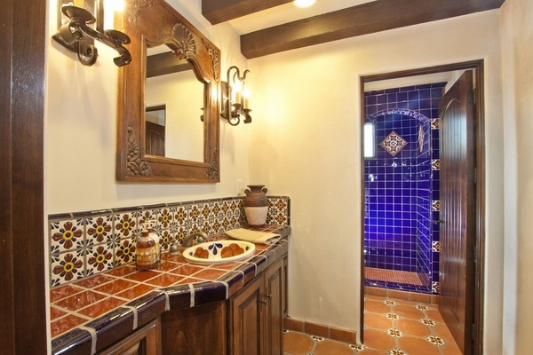 mexican-tiles-bathroom design ideas