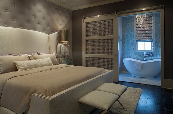 modern bedroom design gray neutral colors